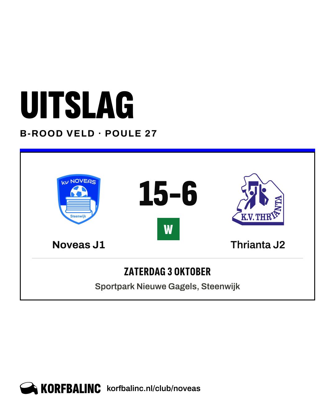 Noveas J1 - Thrianta J2