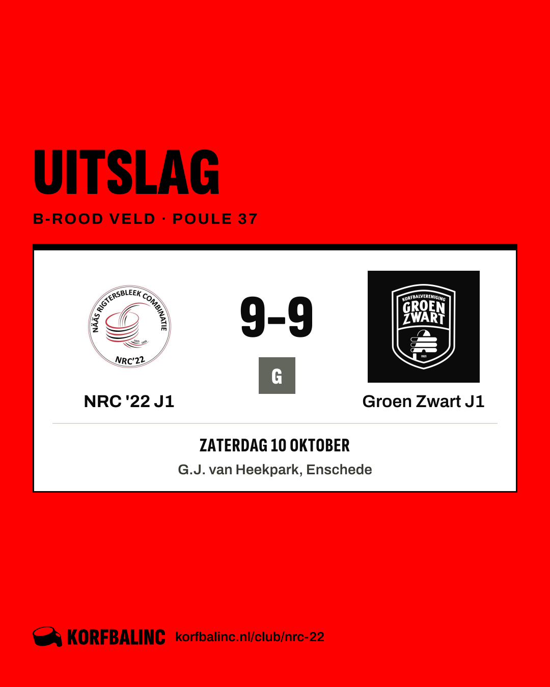 NRC '22 J1 - Groen Zwart J1