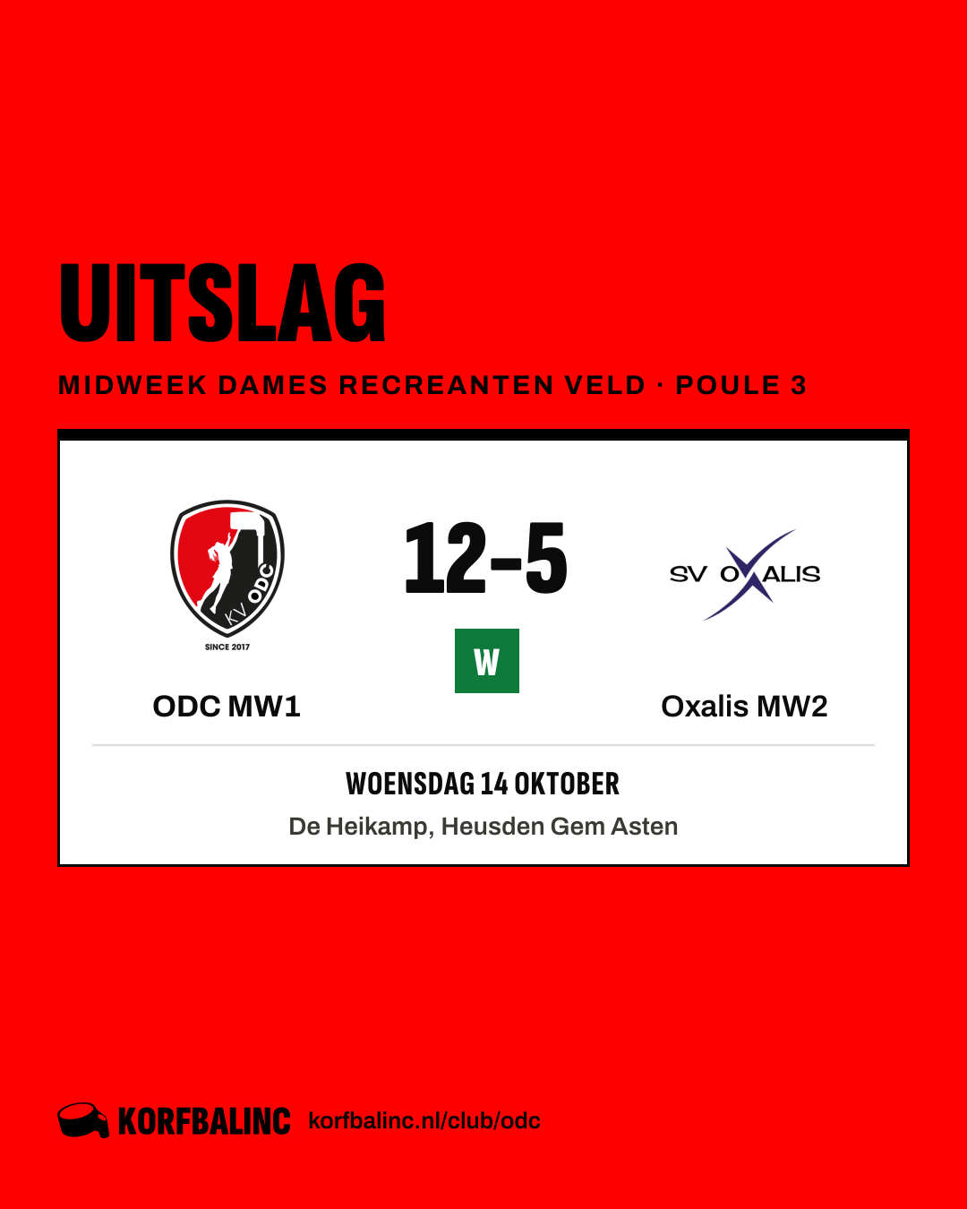 ODC MW1 - Oxalis MW2