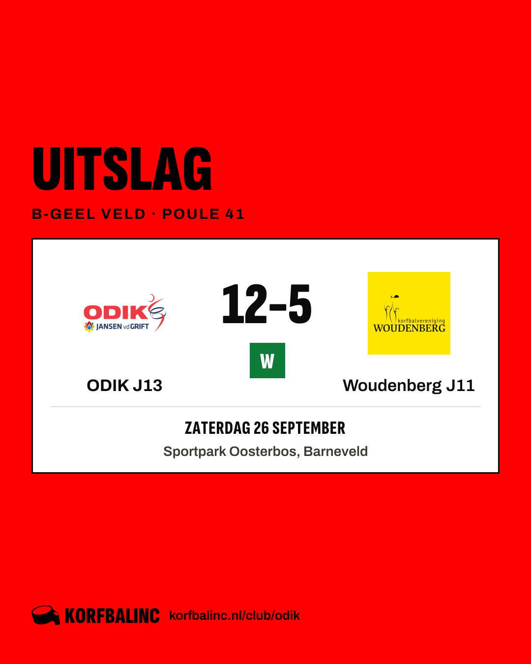 ODIK J13 - Woudenberg J11