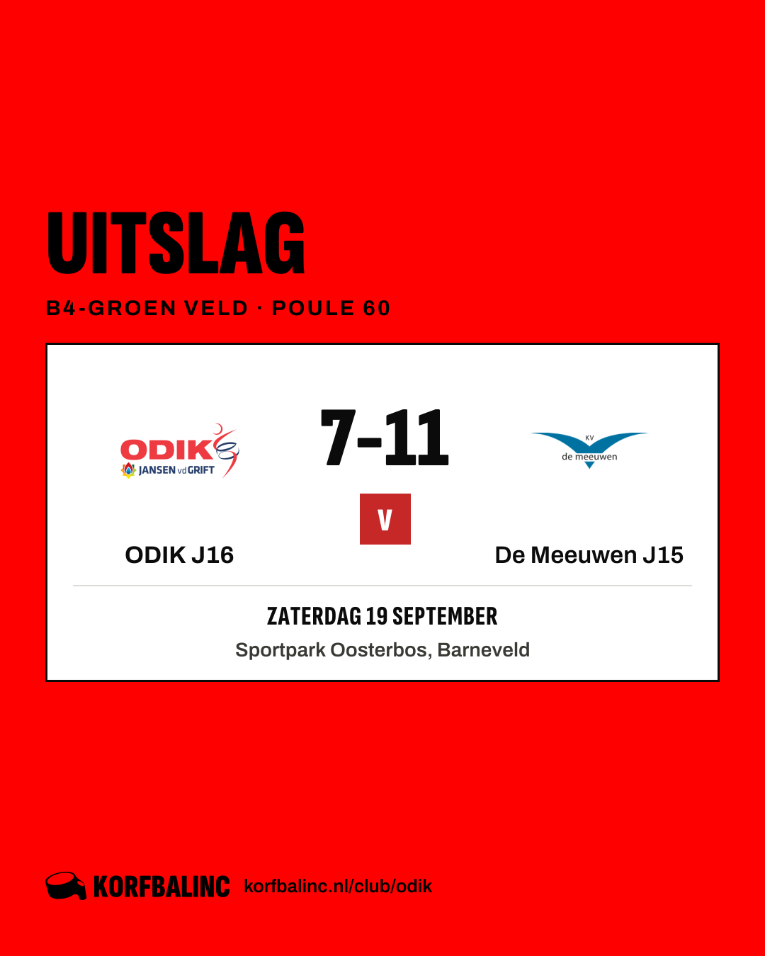 ODIK J16 - De Meeuwen J15