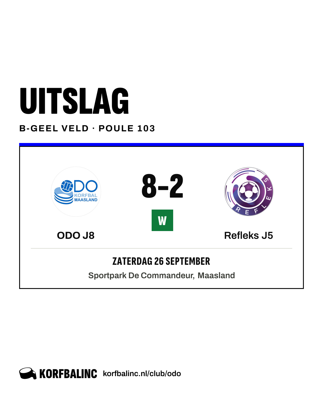 ODO J8 - Refleks J5