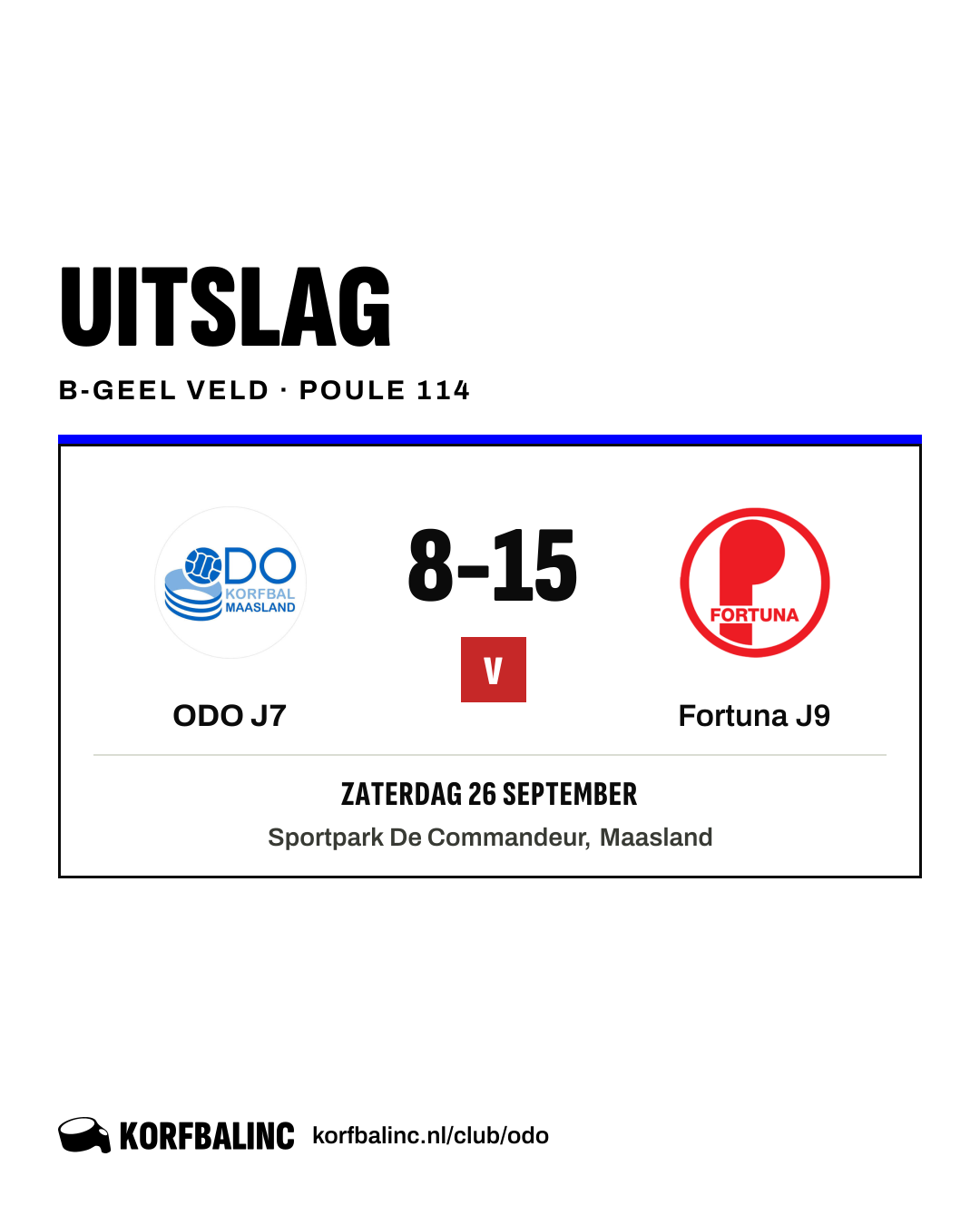 ODO J7 - Fortuna J9