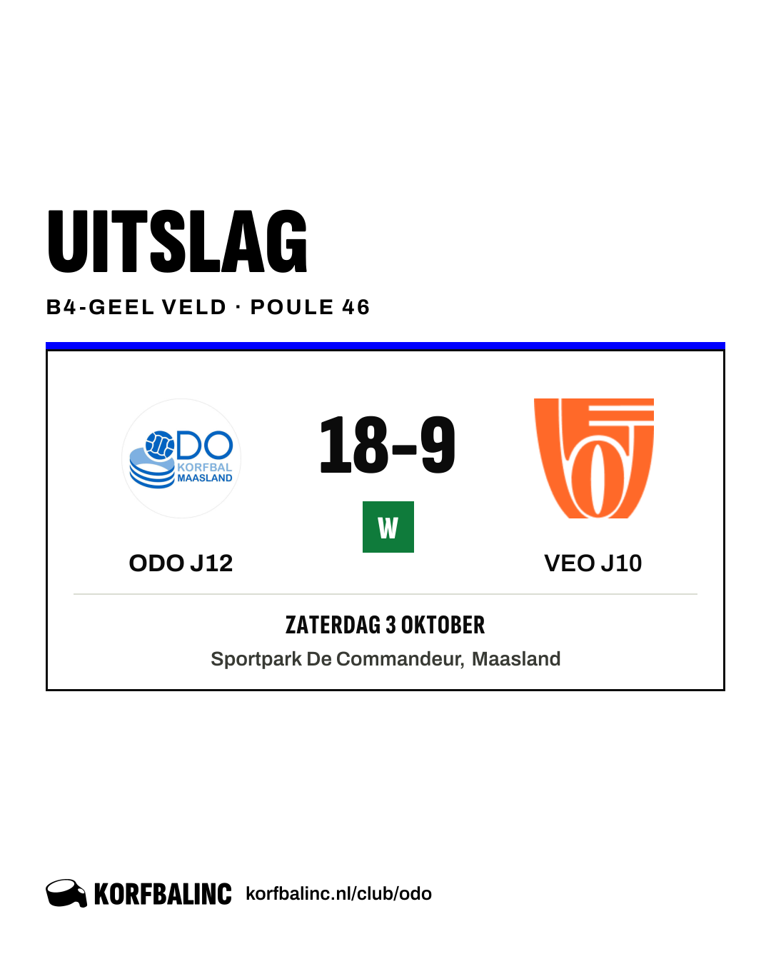 ODO J12 - VEO J10