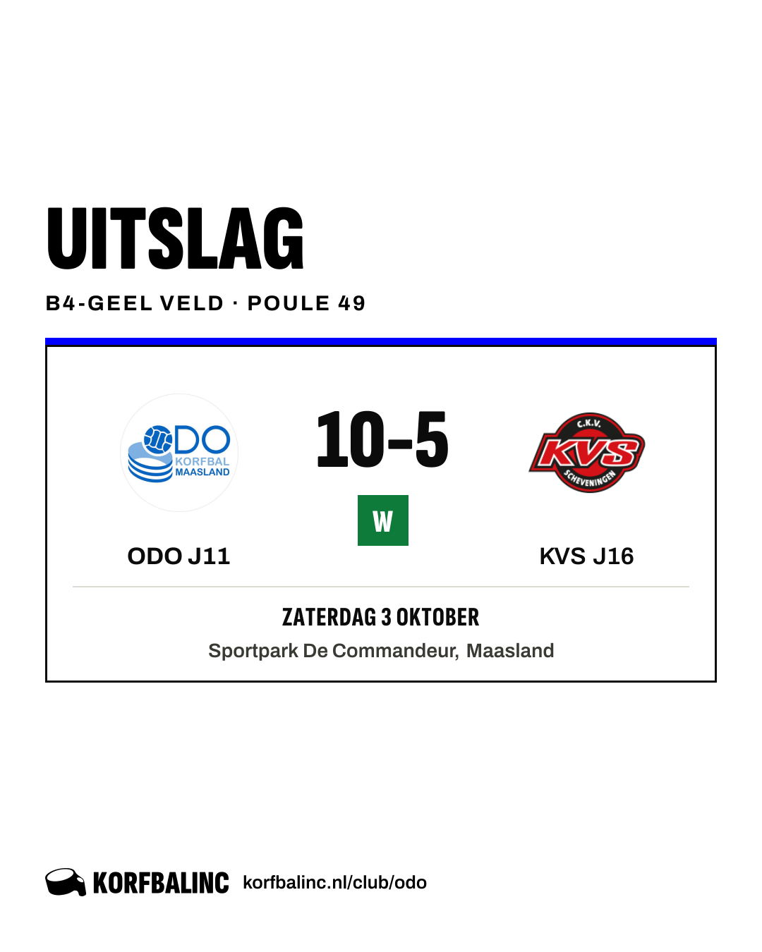 ODO J11 - KVS J16