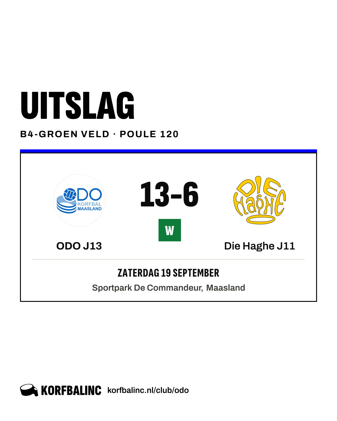 ODO J13 - Die Haghe J11