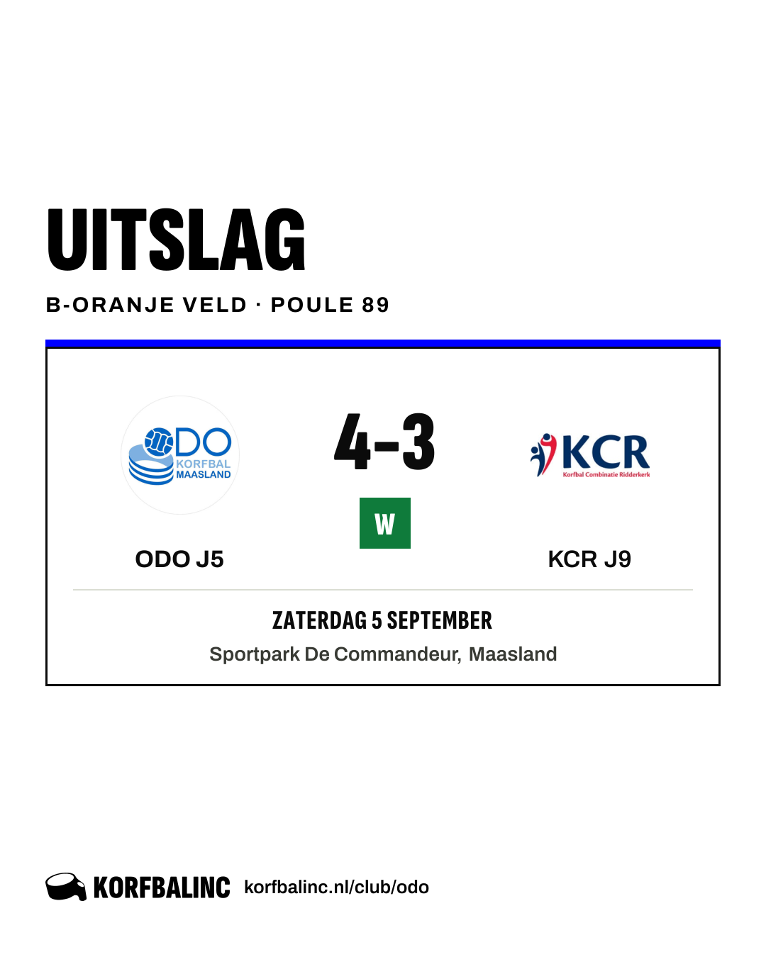 ODO J5 - KCR J9