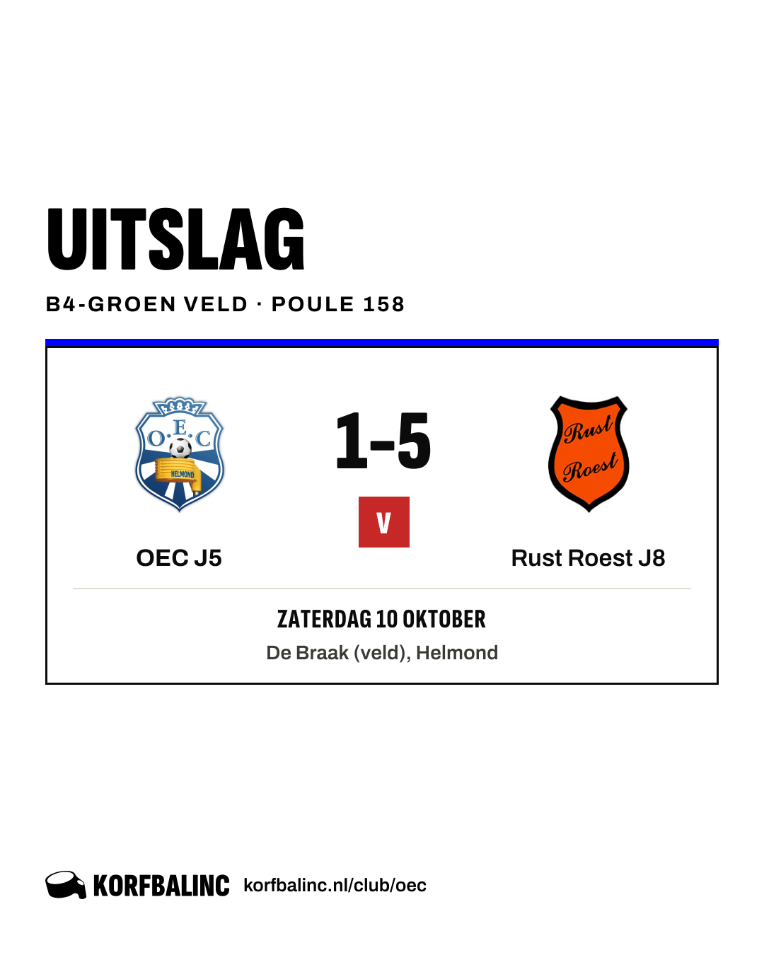 OEC J5 - Rust Roest J8