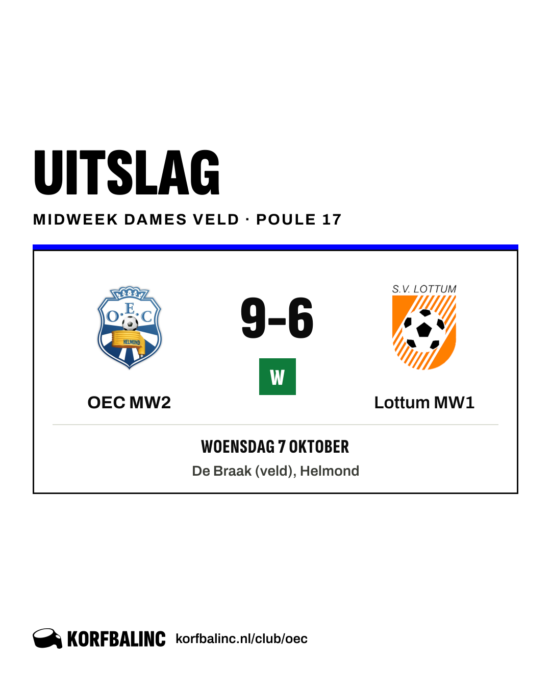 OEC MW2 - Lottum MW1