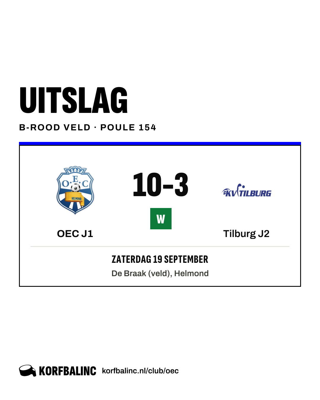 OEC J1 - Tilburg J2