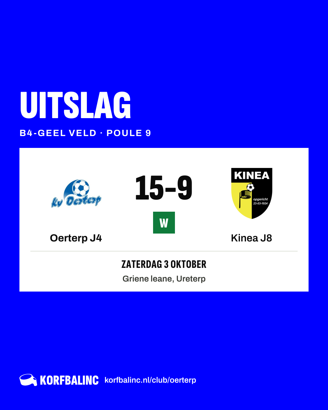 Oerterp J4 - Kinea J8