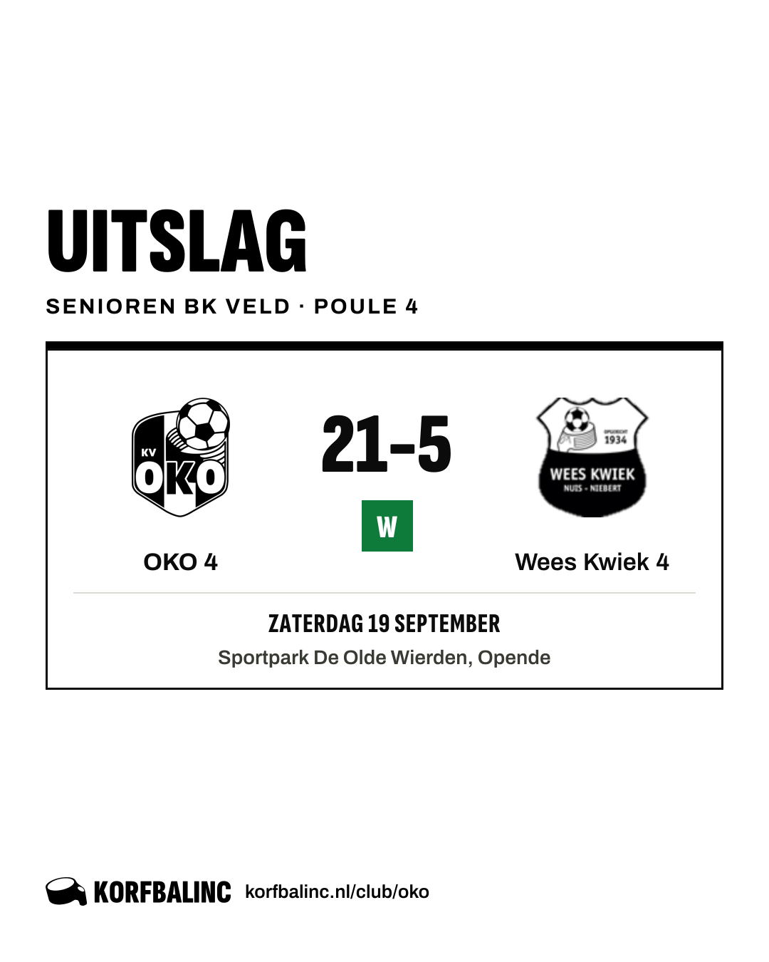 OKO 4 - Wees Kwiek 4