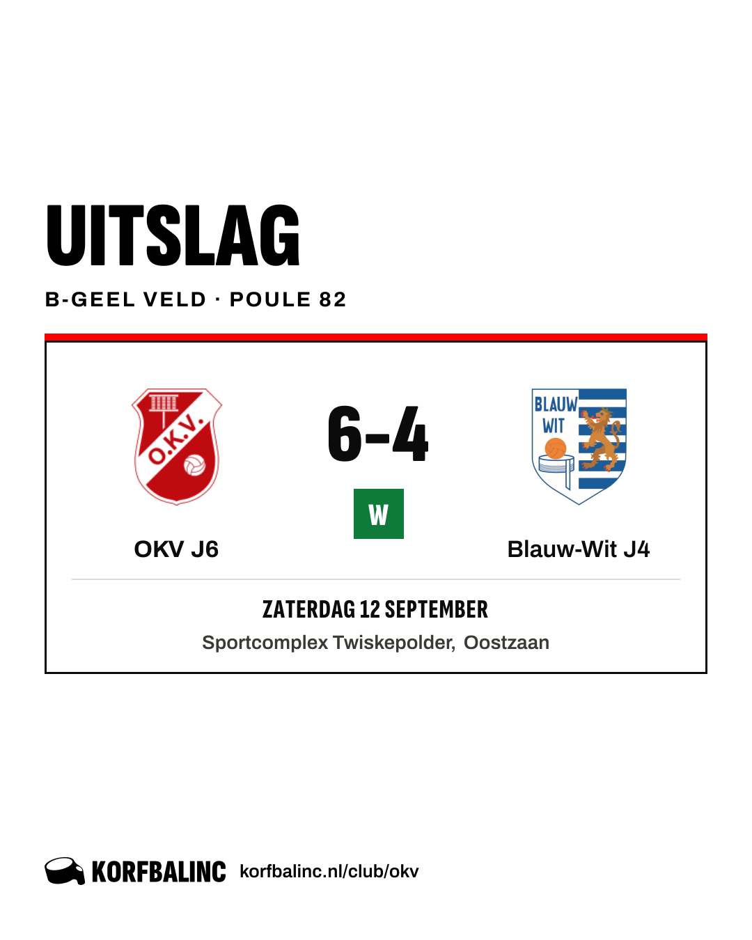 OKV J6 - Blauw-Wit J4