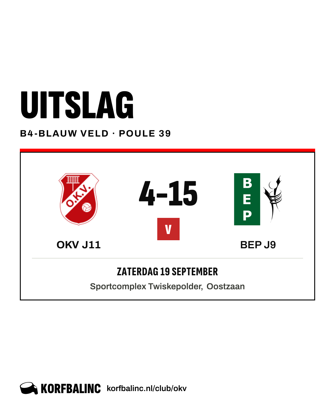 OKV J11 - BEP J9