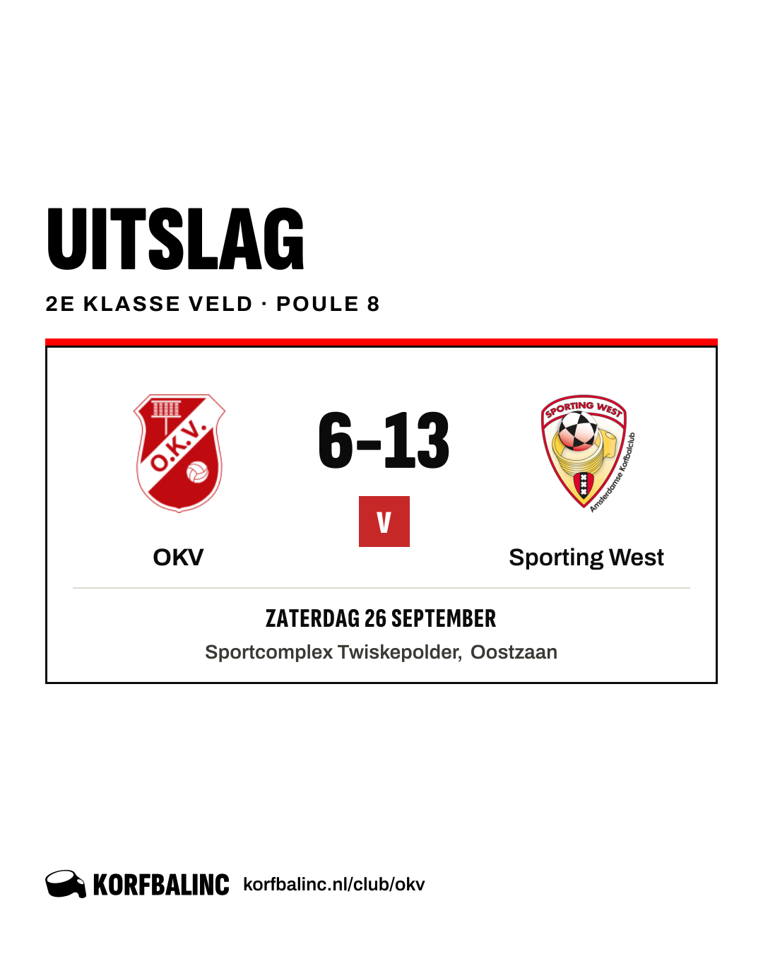 OKV - Sporting West