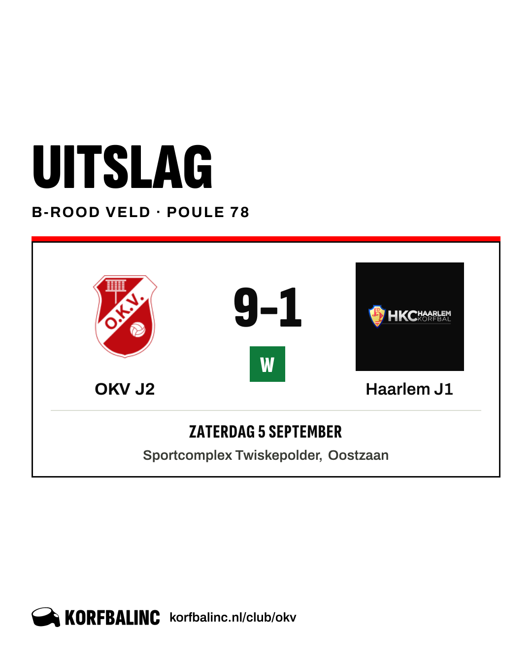 OKV J2 - Haarlem J1
