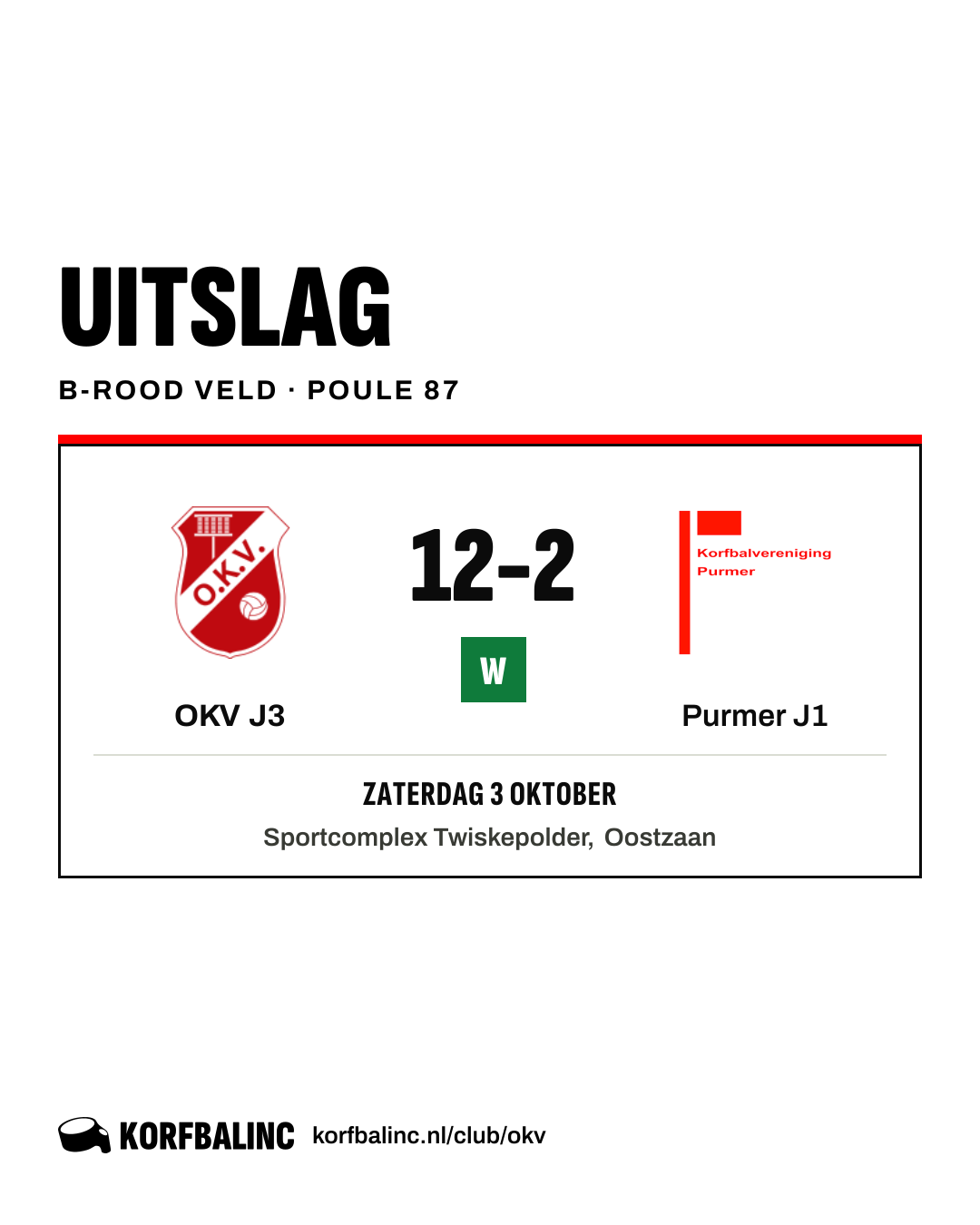 OKV J3 - Purmer J1
