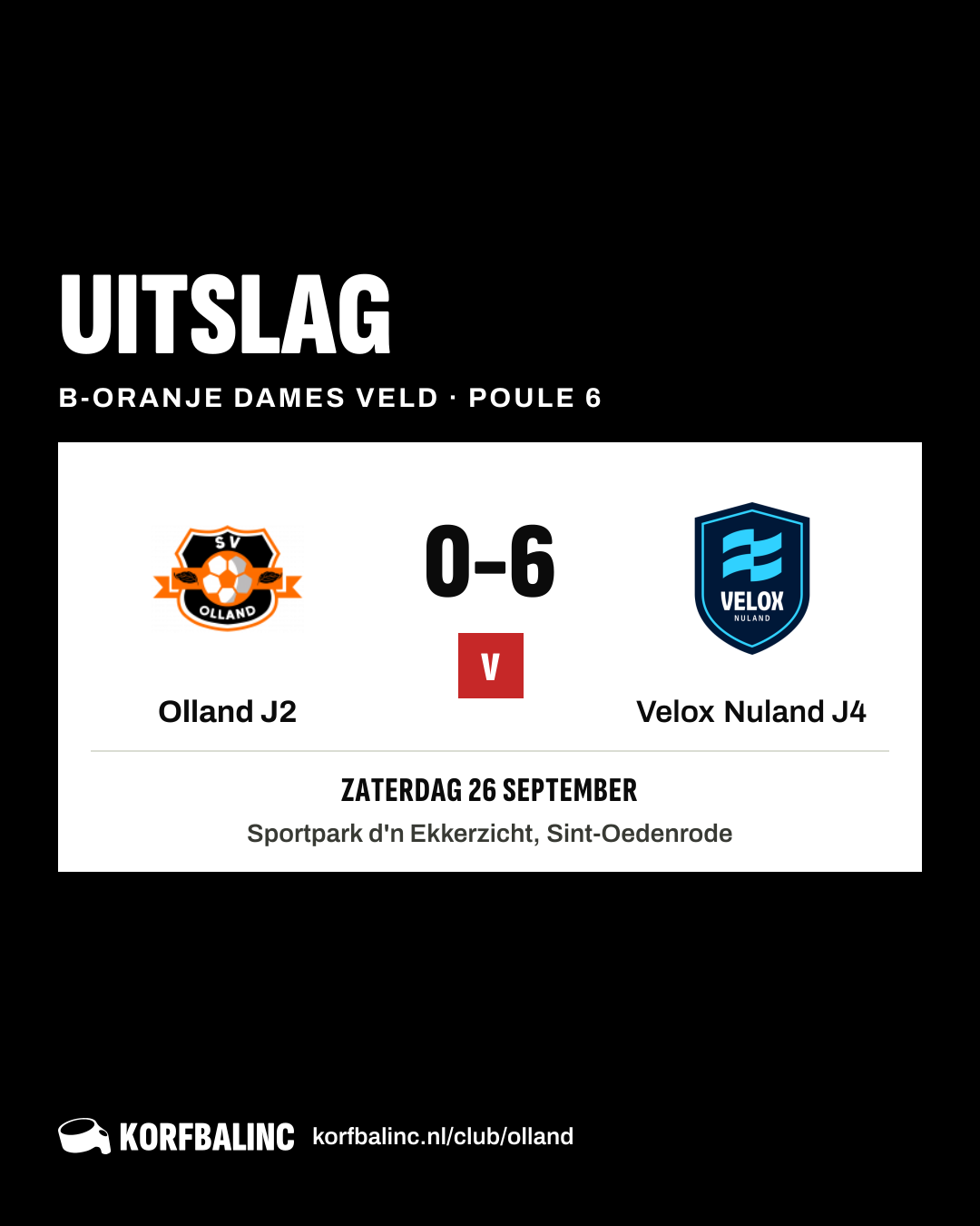 Olland J2 - Velox Nuland J4