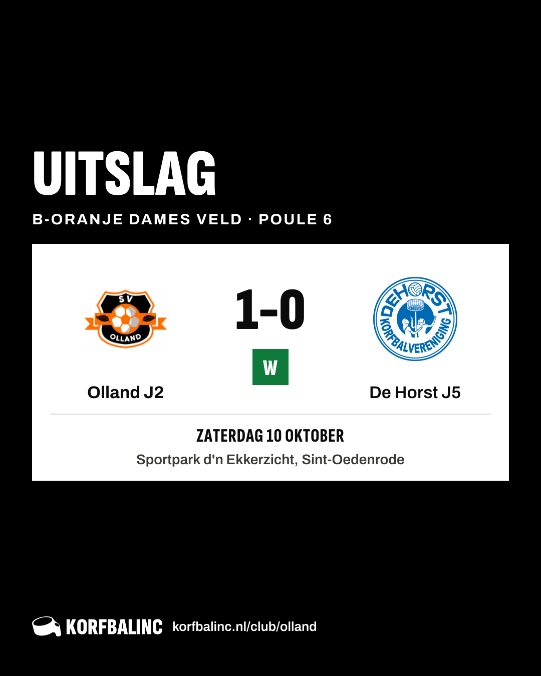Olland J2 - De Horst J5