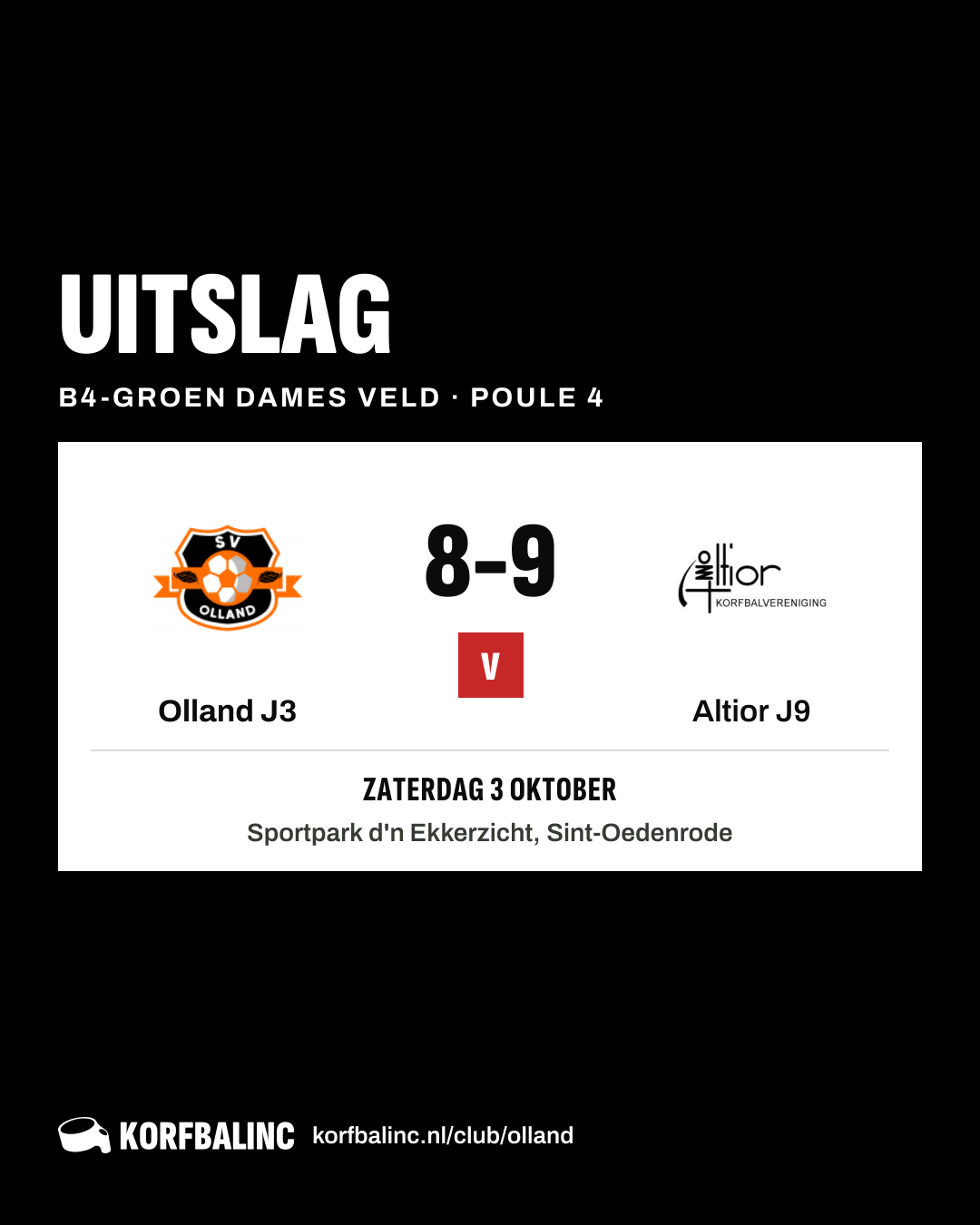 Olland J3 - Altior J9