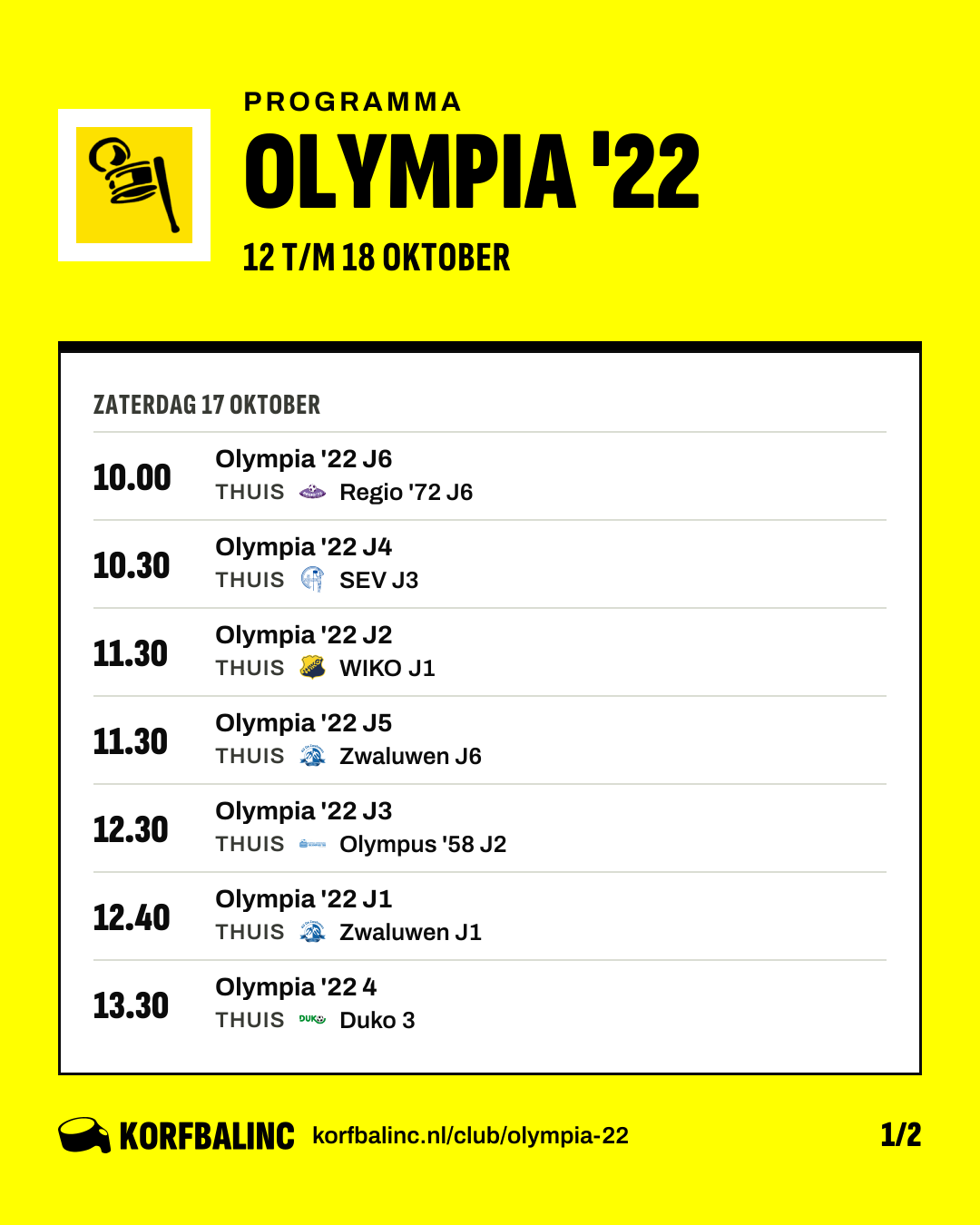 Programma Olympia '22, beeld 1 van 2