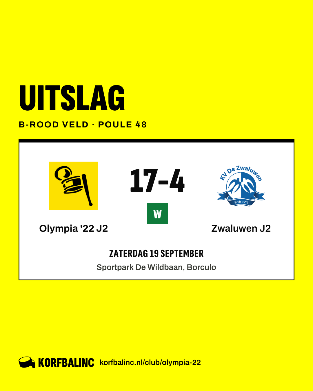 Olympia '22 J2 - Zwaluwen J2