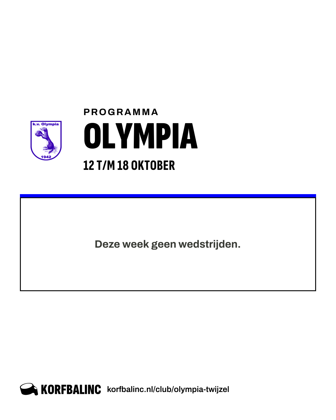 Uitslagen Olympia, beeld 1 van 2