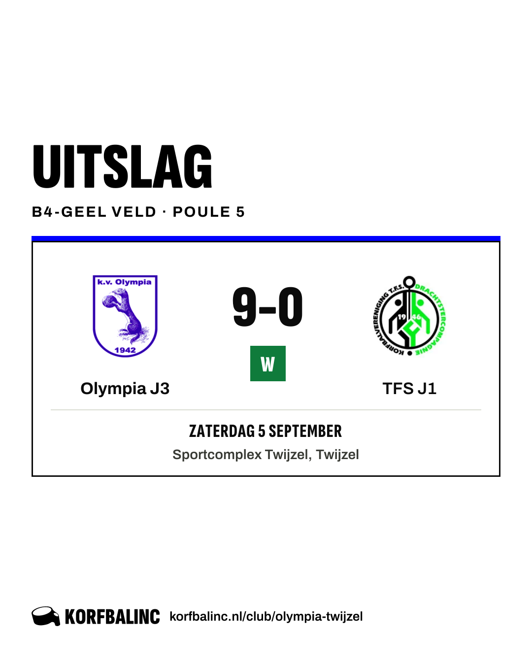 Olympia J3 - TFS J1