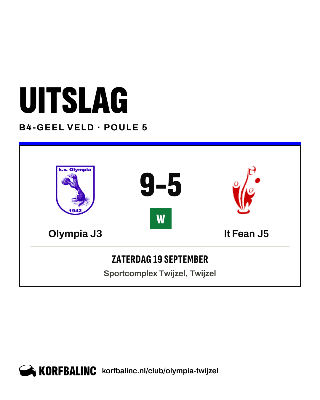 Olympia J3 - It Fean J5