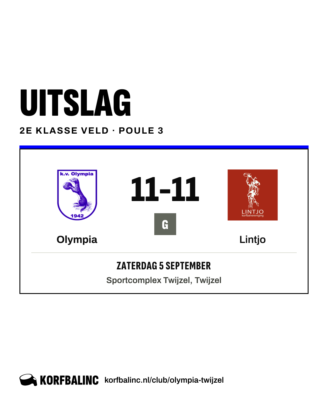 Olympia - Lintjo