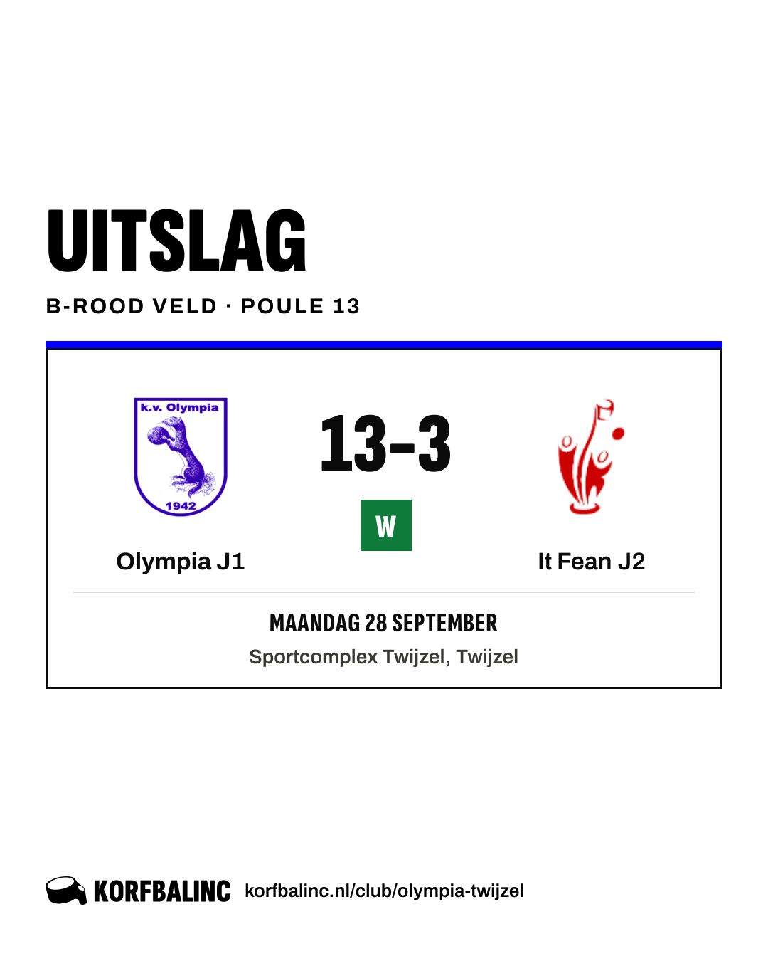 Olympia J1 - It Fean J2