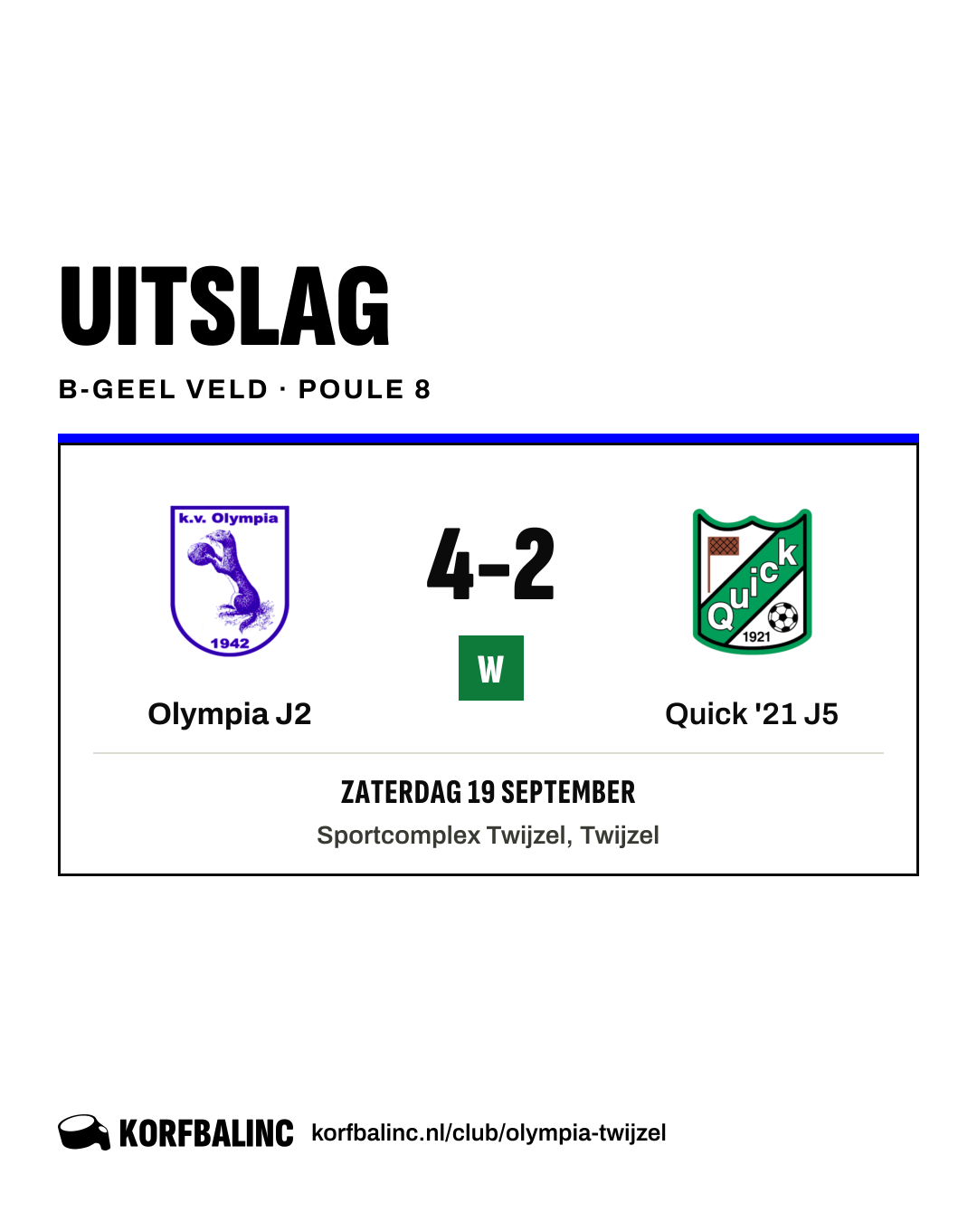 Olympia J2 - Quick '21 J5