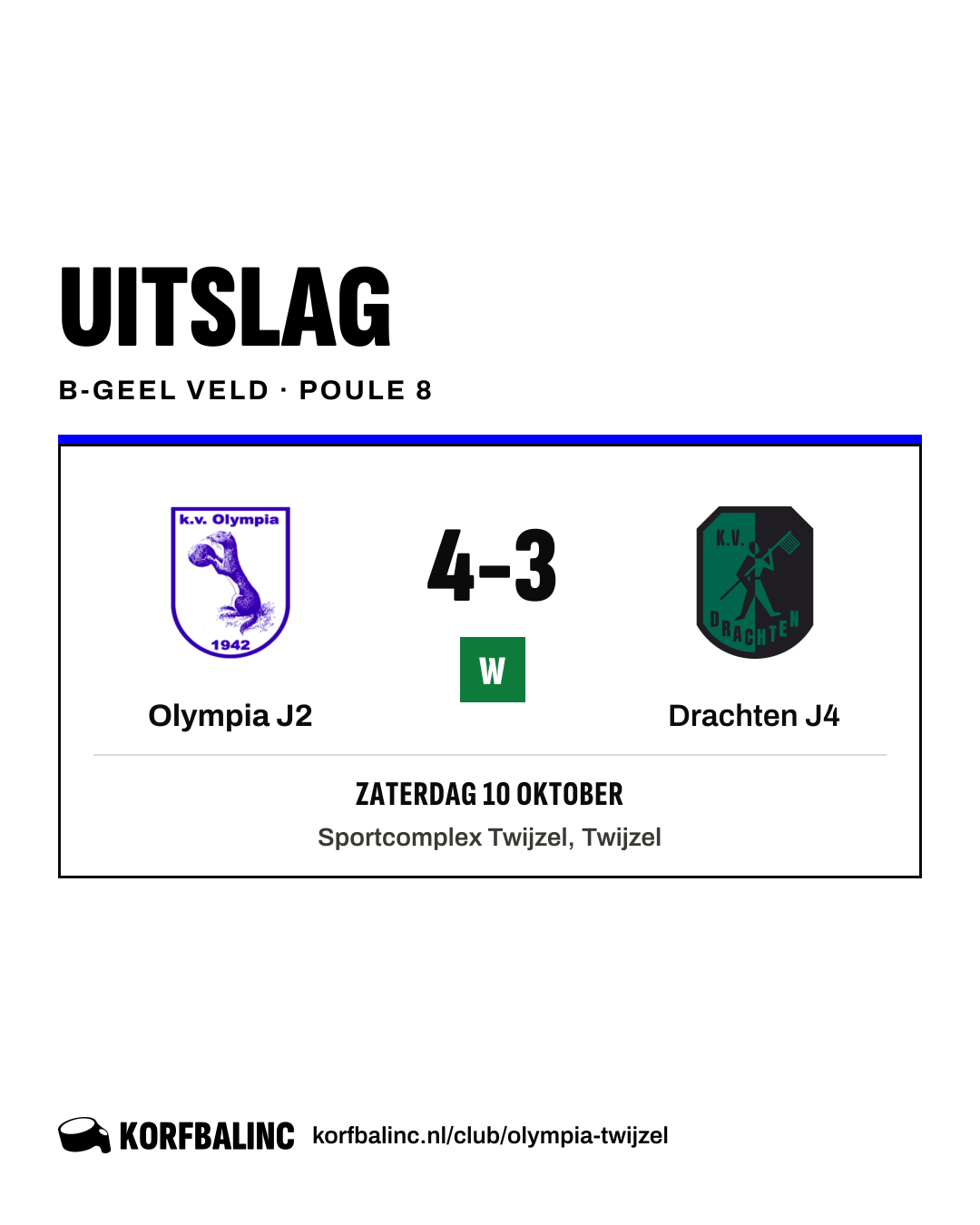 Olympia J2 - Drachten J4