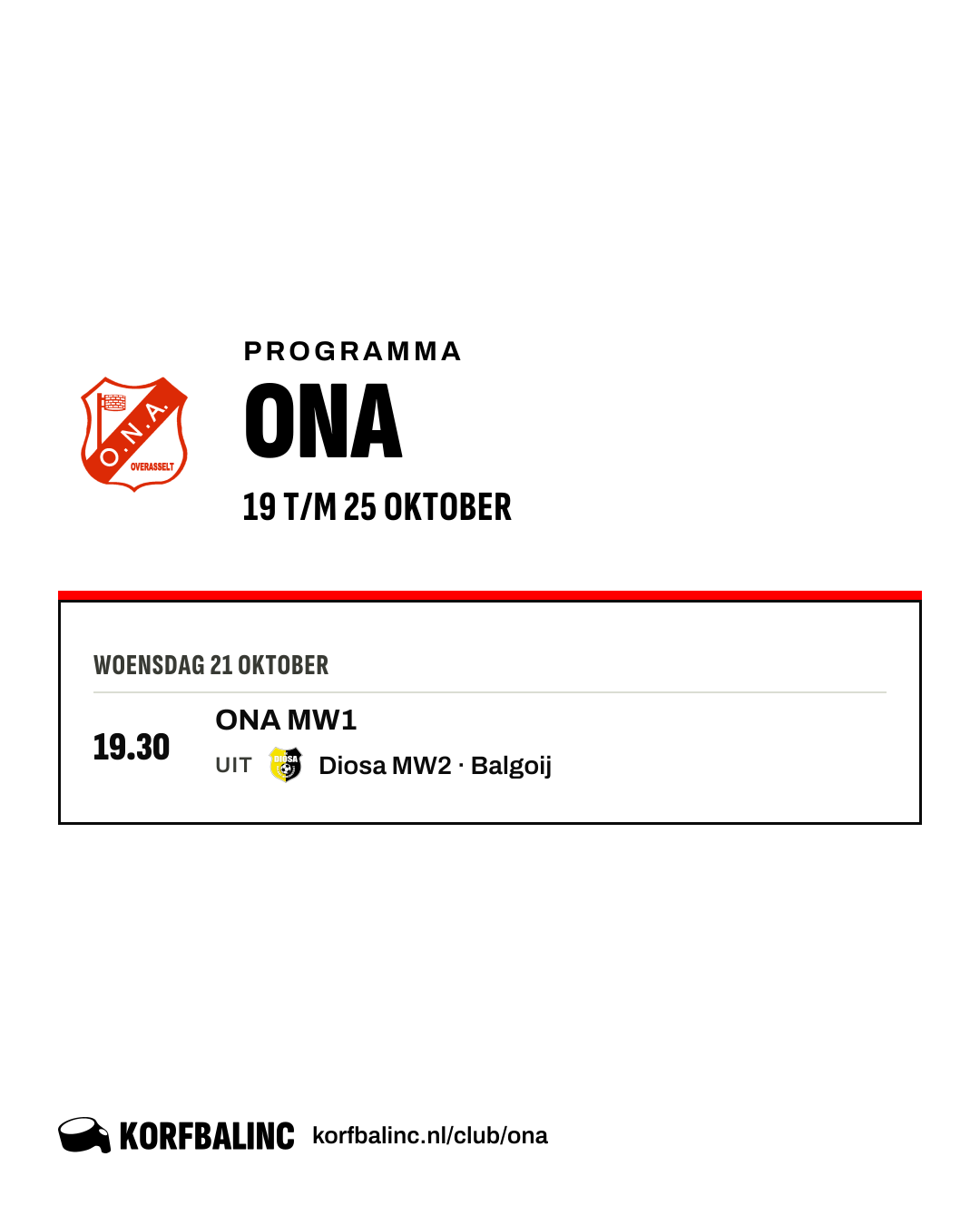 Uitslagen ONA