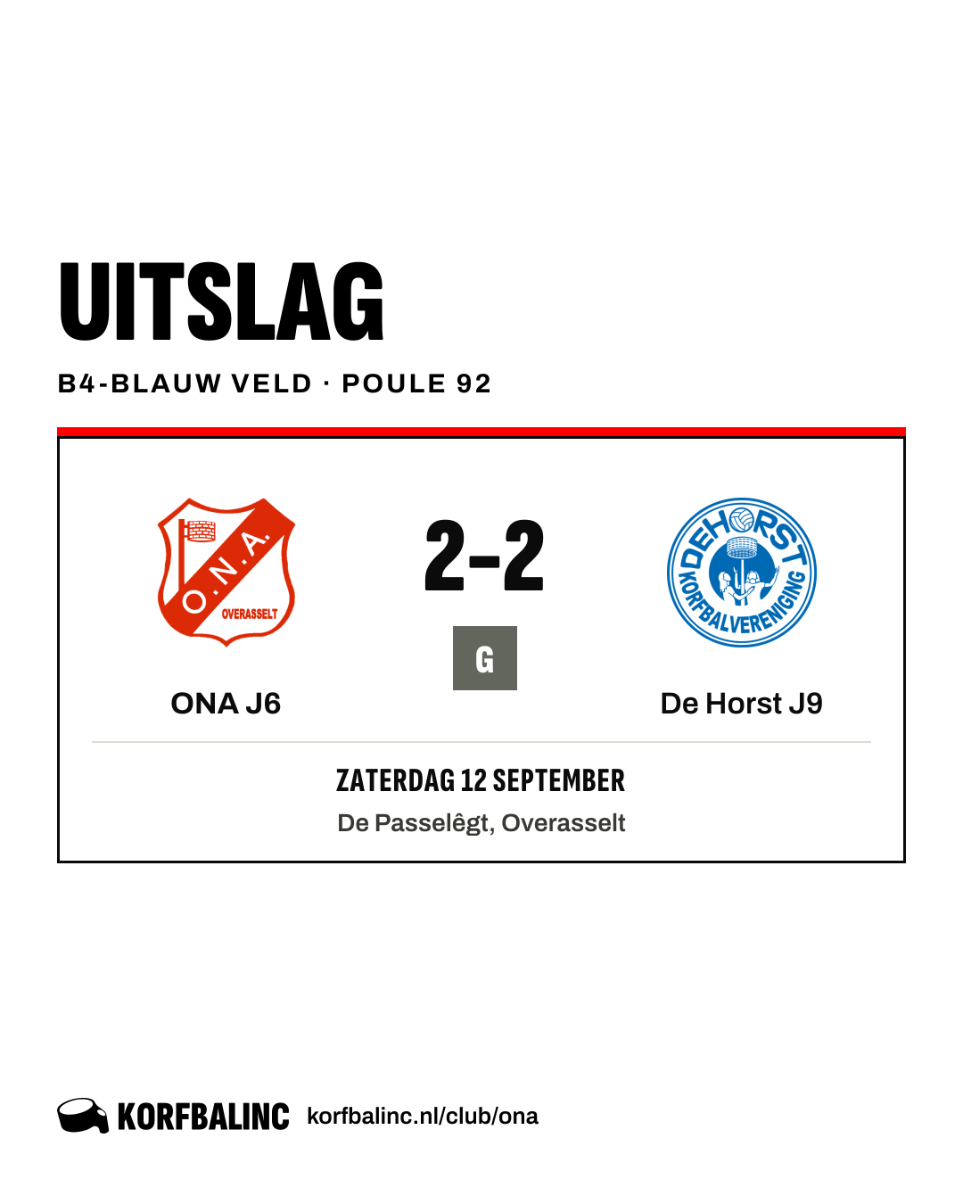 ONA J6 - De Horst J9