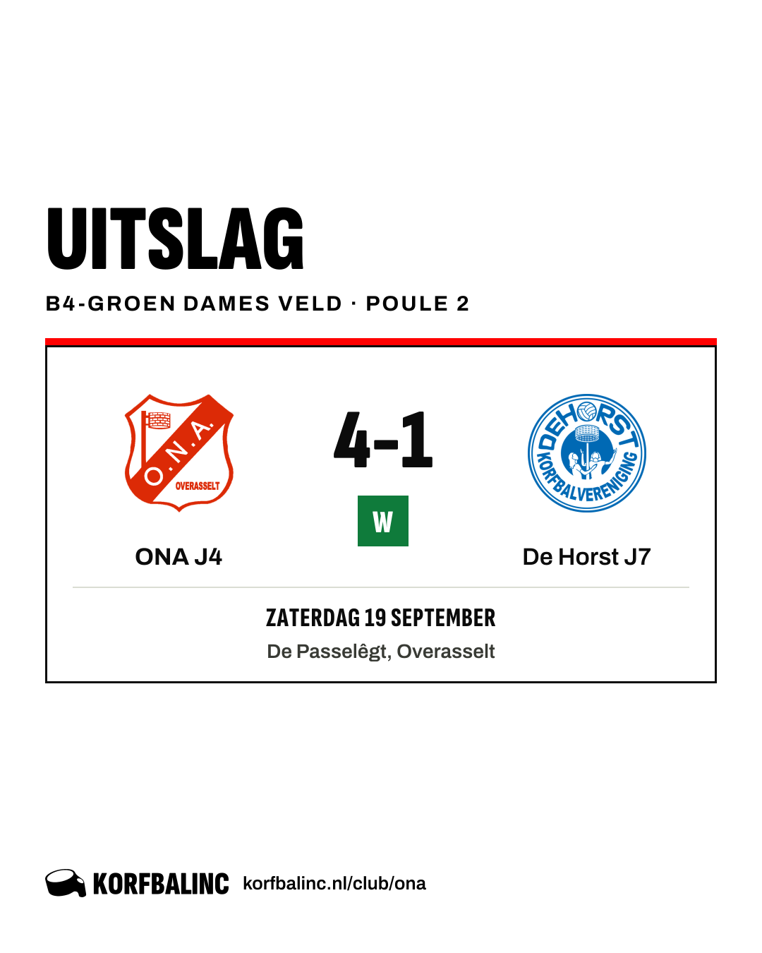 ONA J4 - De Horst J7