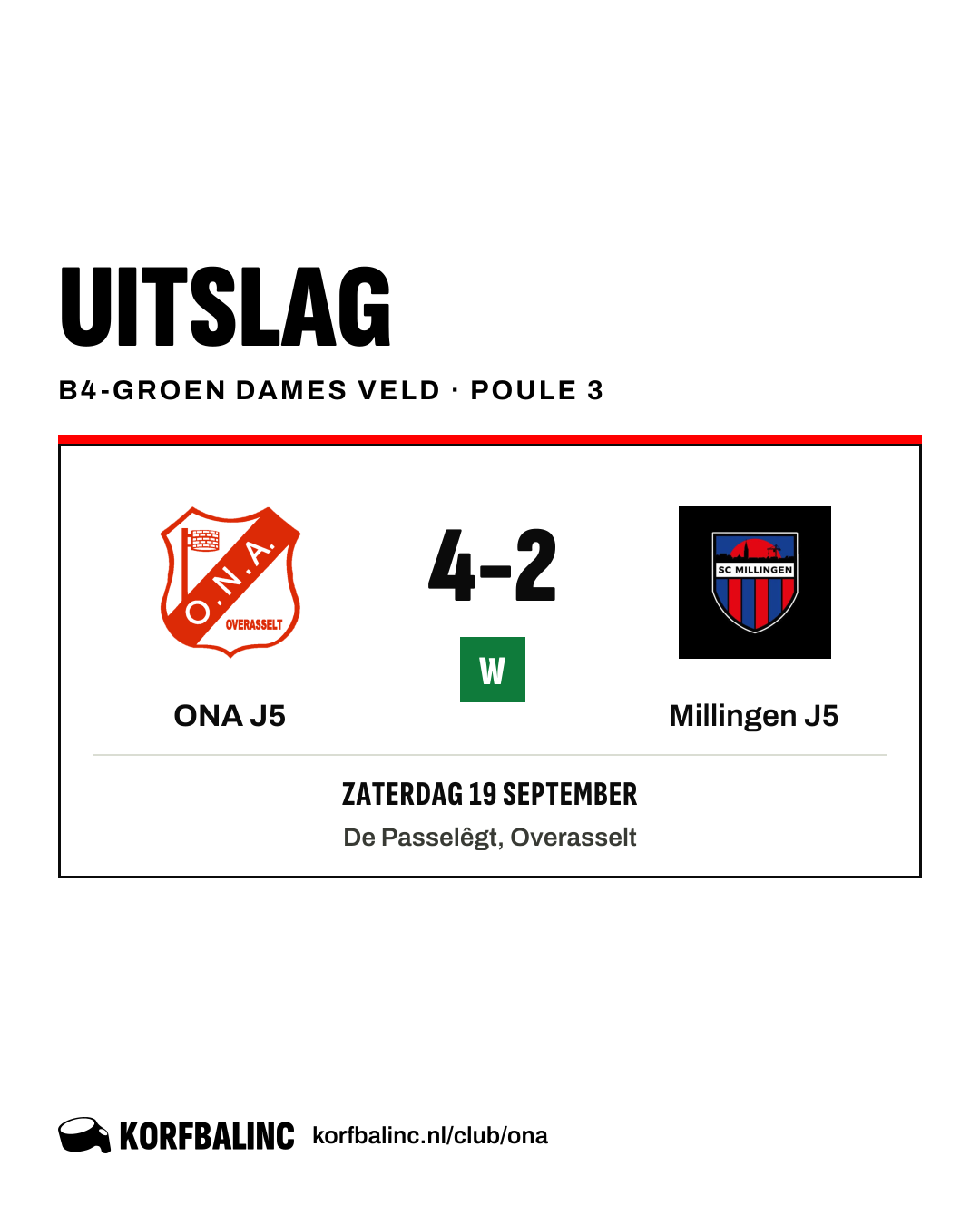 ONA J5 - Millingen J5