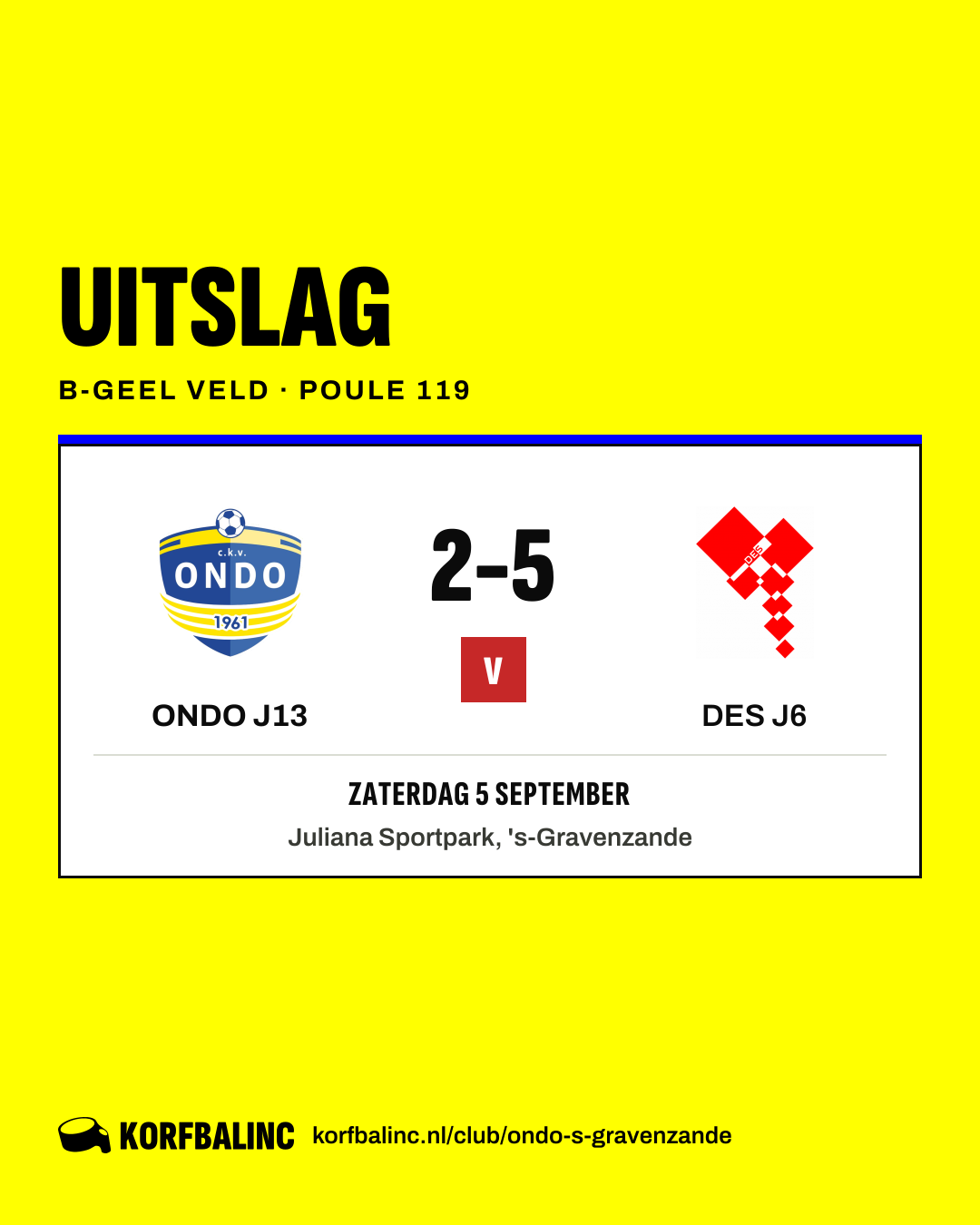 ONDO J13 - DES J6
