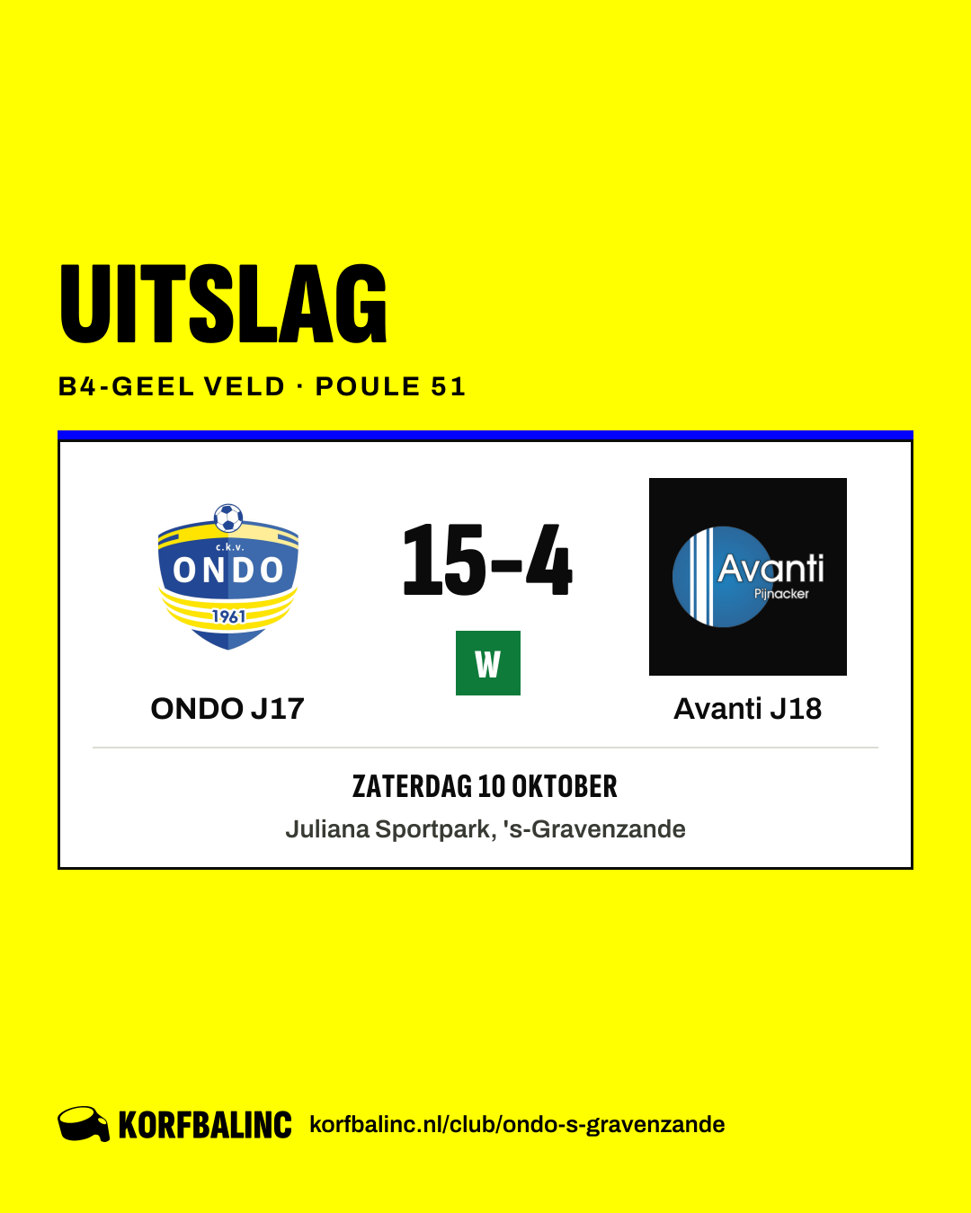 ONDO J17 - Avanti J18