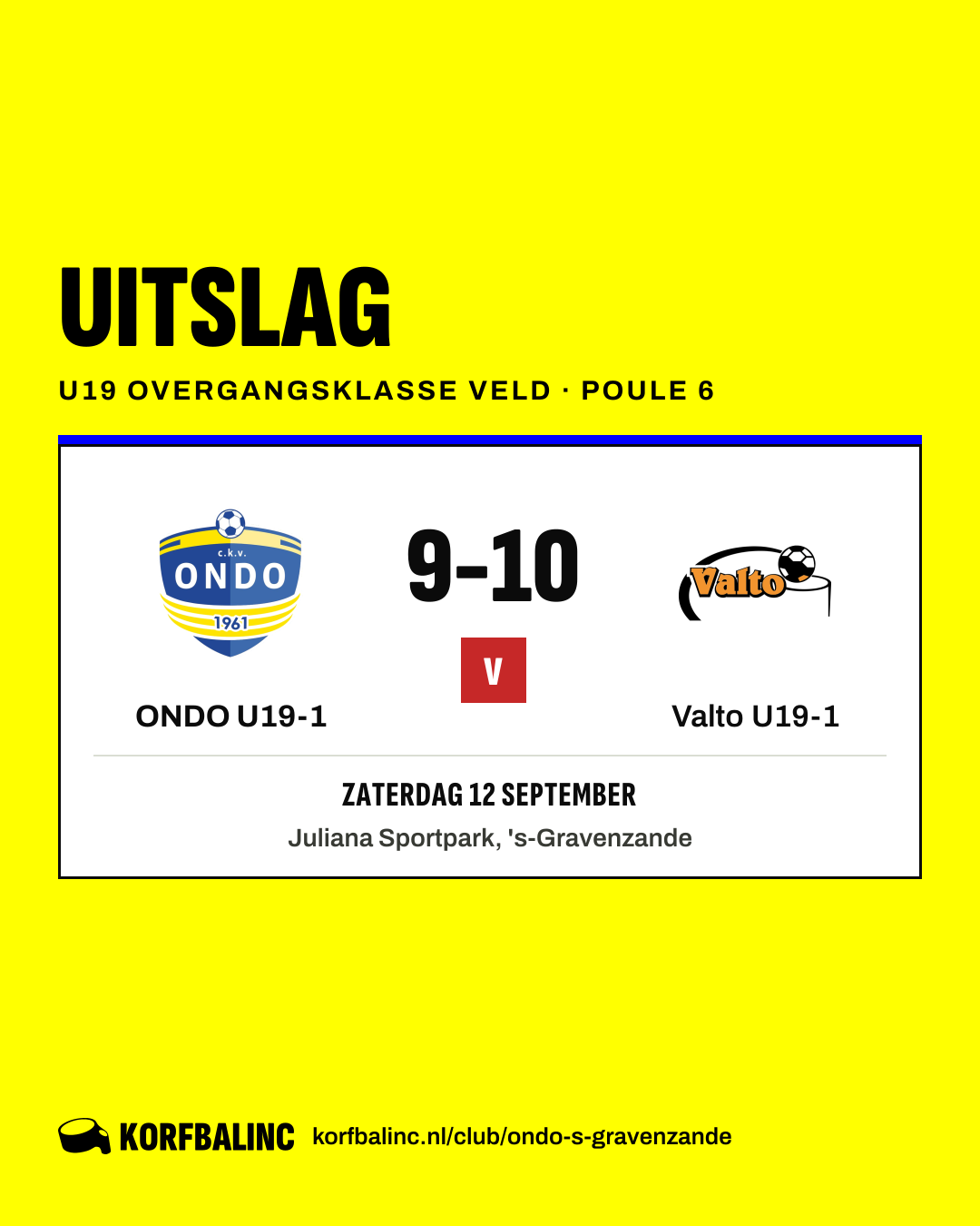ONDO U19-1 - Valto U19-1