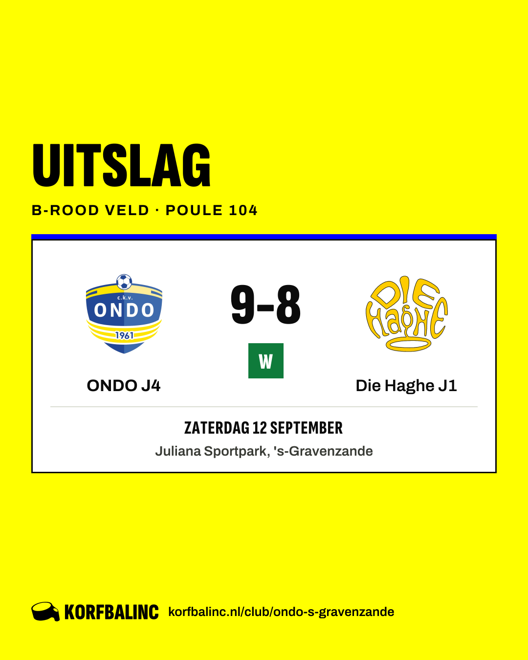 ONDO J4 - Die Haghe J1