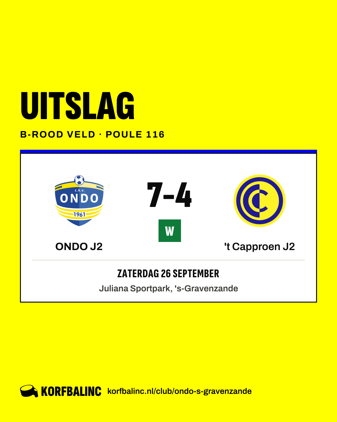 ONDO J2 - 't Capproen J2