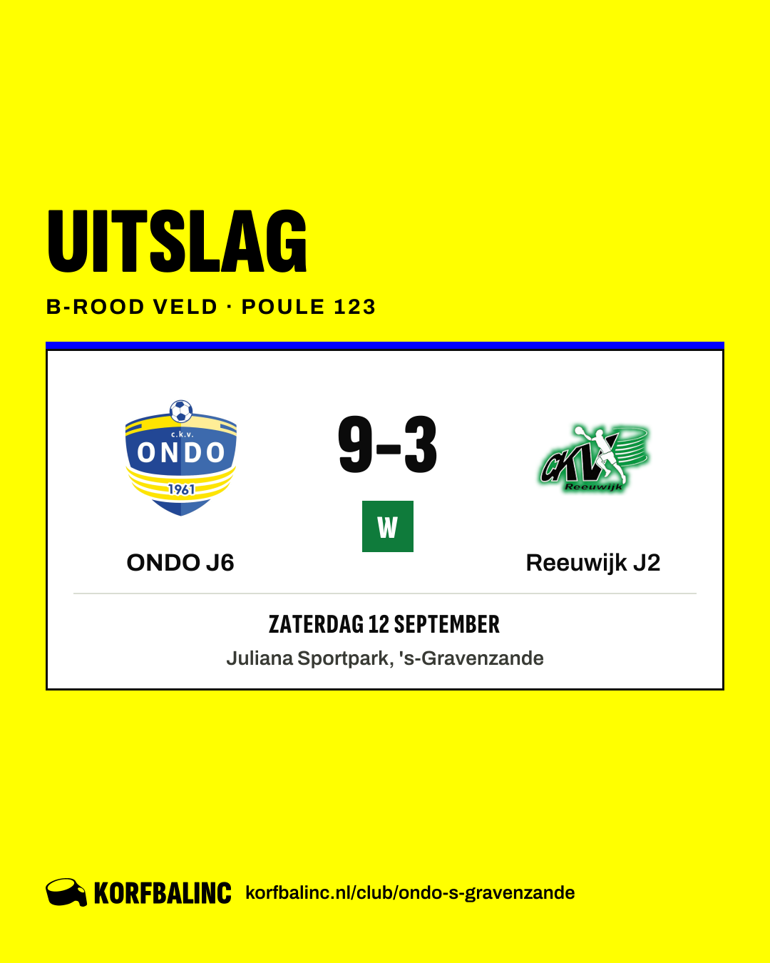 ONDO J6 - Reeuwijk J2