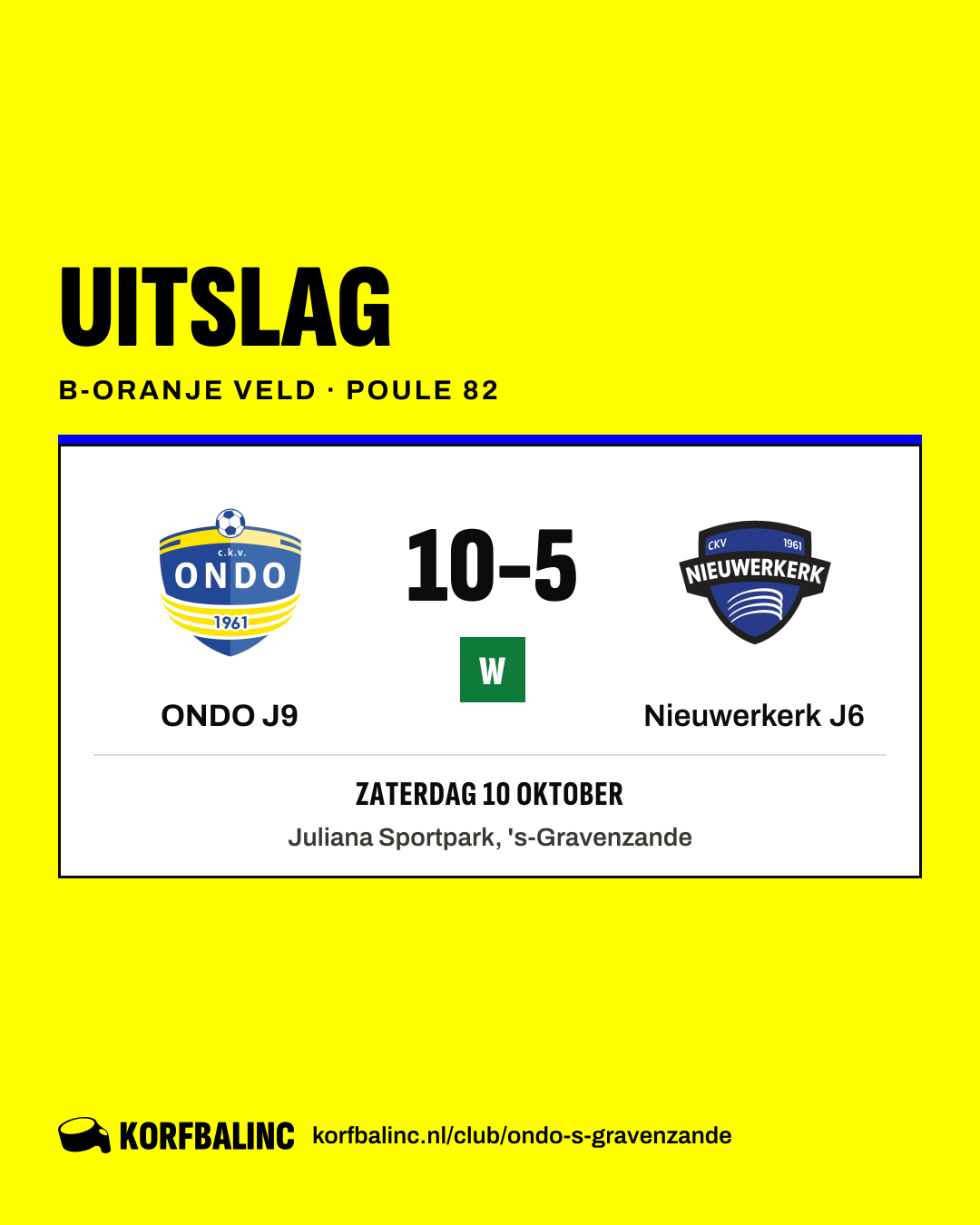 ONDO J9 - Nieuwerkerk J6
