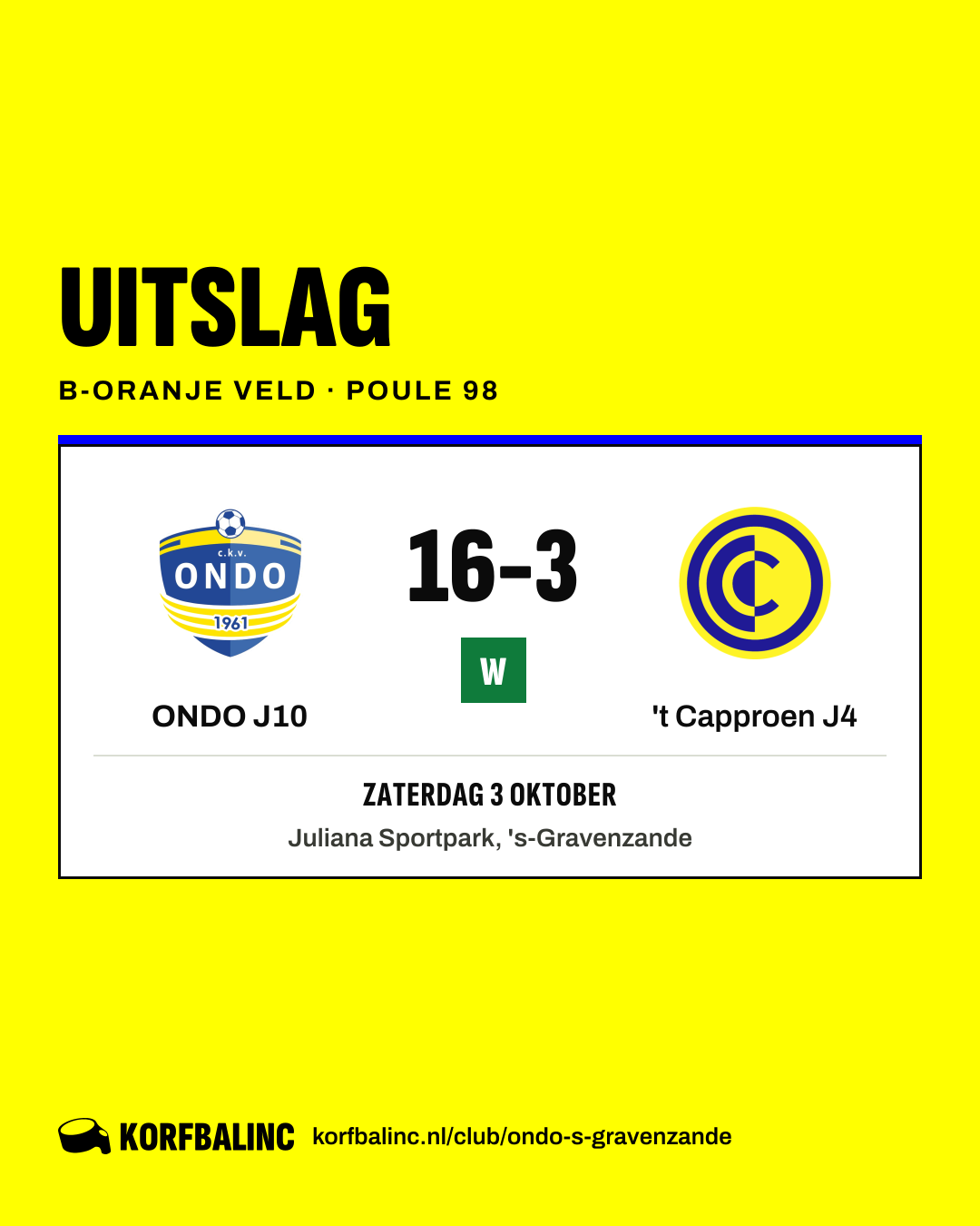 ONDO J10 - 't Capproen J4