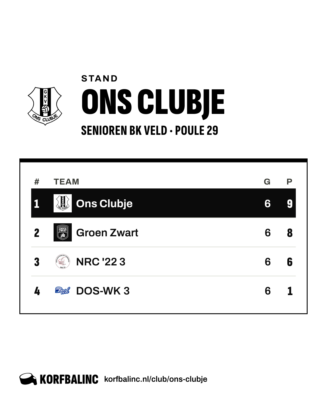 Stand Ons Clubje