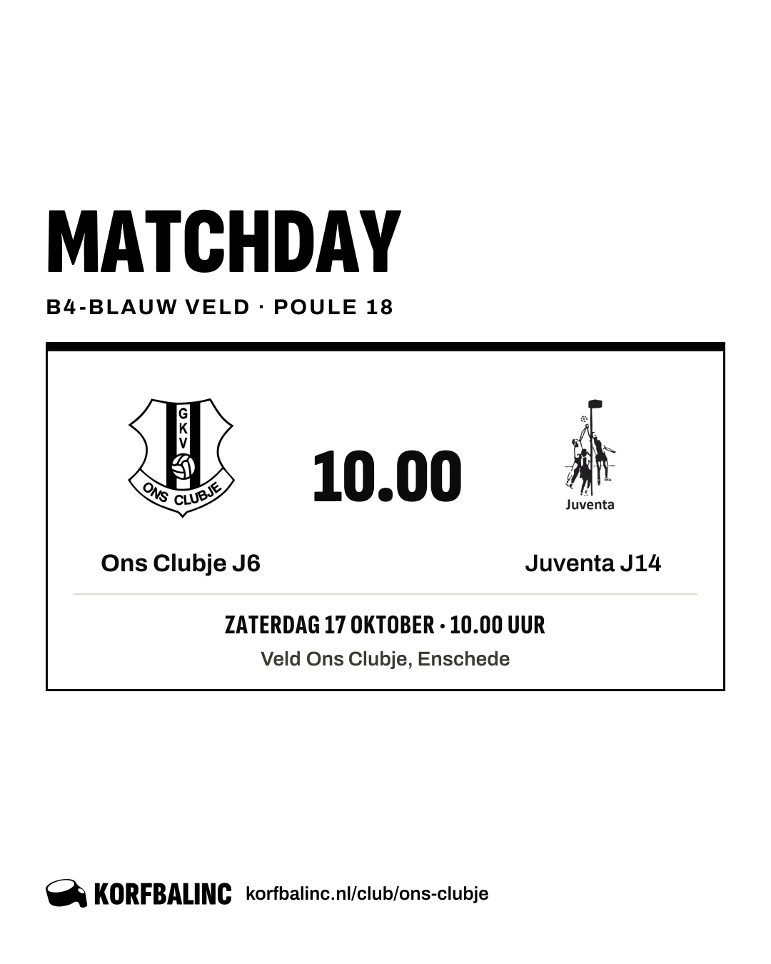 Ons Clubje J6 - Juventa J14