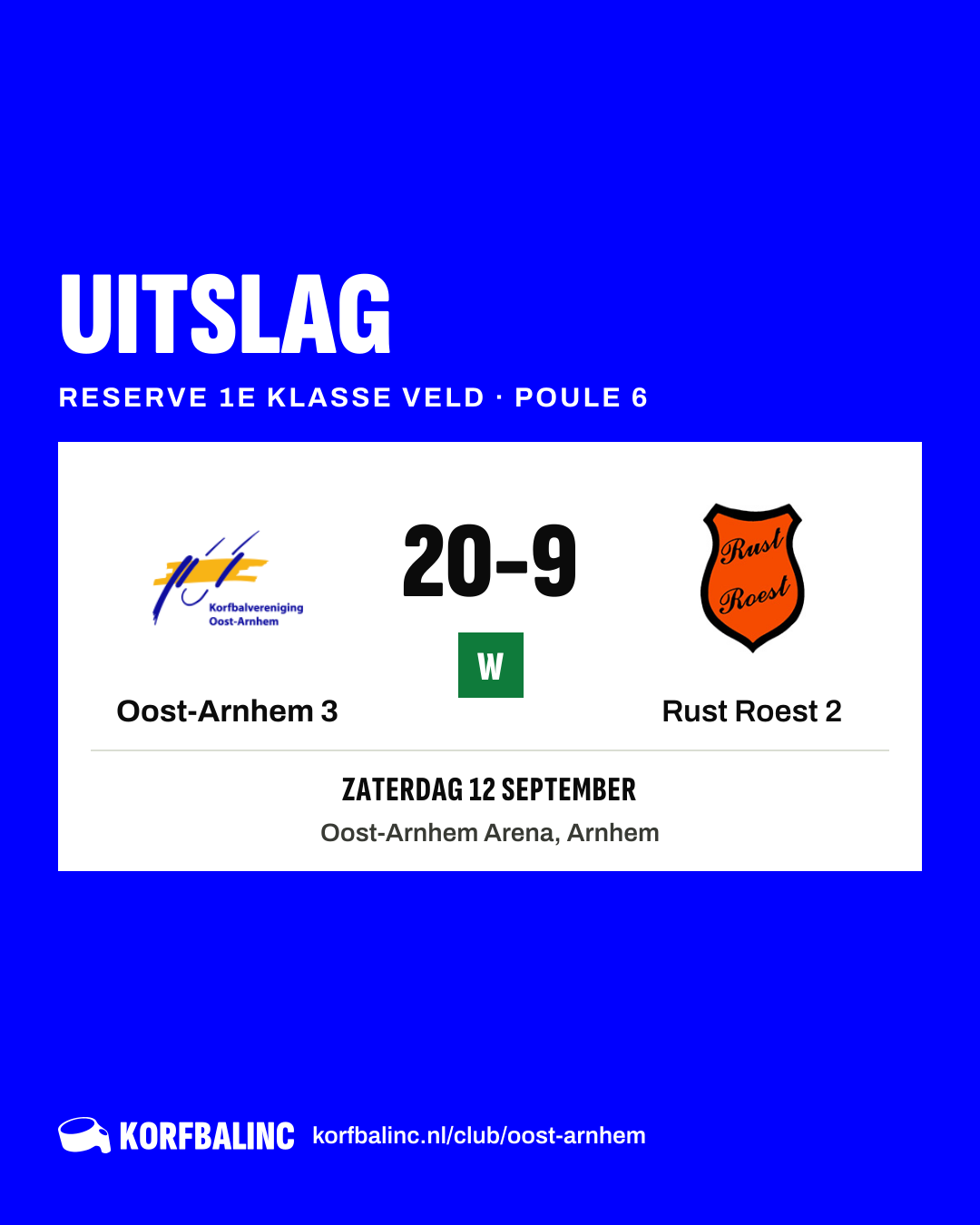 Oost-Arnhem 3 - Rust Roest 2