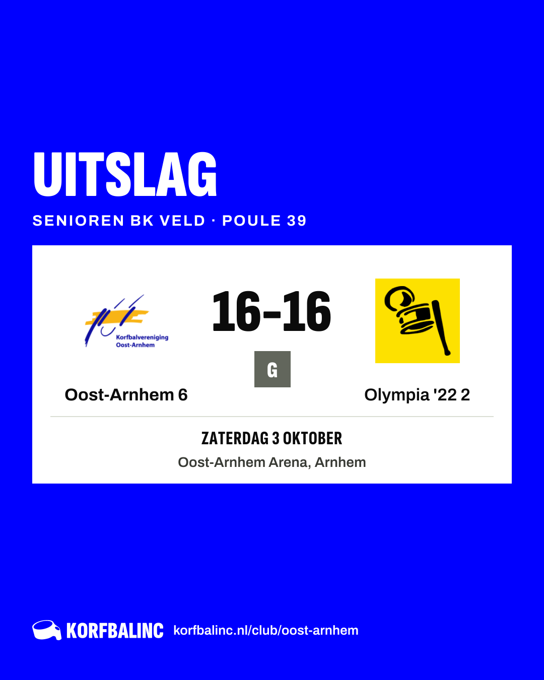 Oost-Arnhem 6 - Olympia '22 2