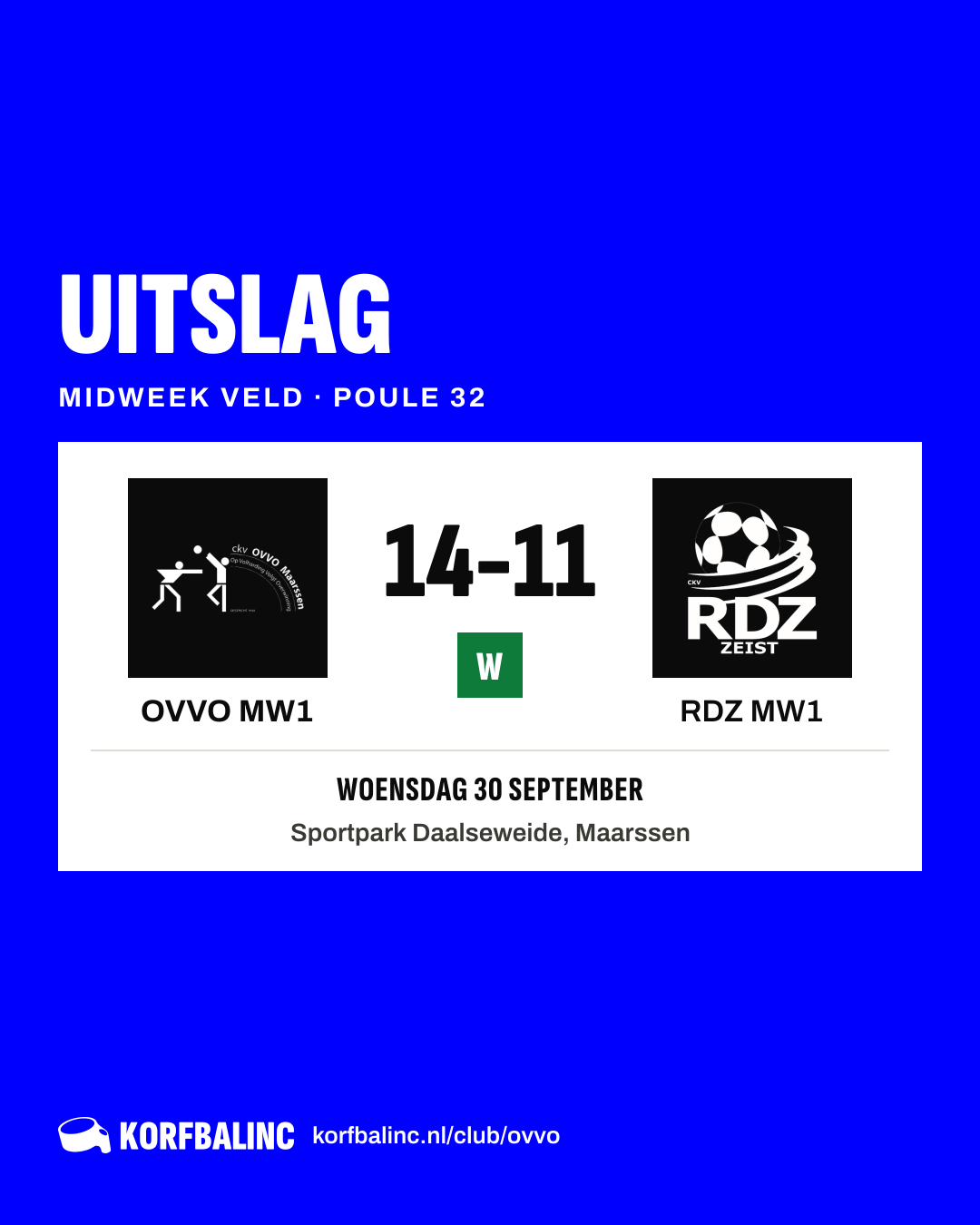 OVVO MW1 - RDZ MW1